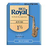 Трости для альт саксофона Rico Royal №1,5 (10 шт)