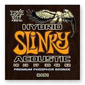 Струны для акустической гитары Ernie Ball Slinky Hybrid 2151 Mixed (6 шт)