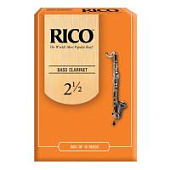 Трости для бас-кларнета Rico №2,5 (10 шт)