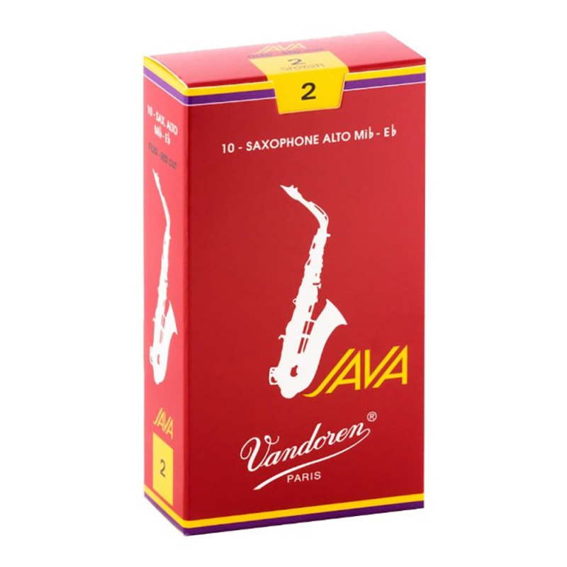 Трости для альт саксофона Vandoren Java Red Cut filed №2 (10 шт)