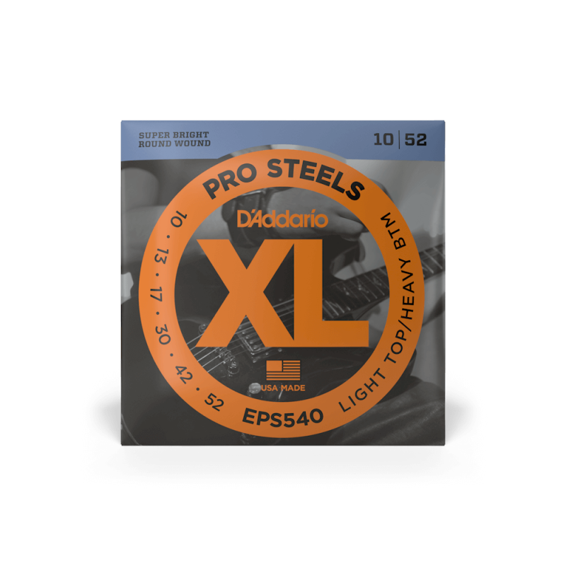 Струны для электрогитары D'Addario Pro Steels EPS540 XL Light (6 шт)