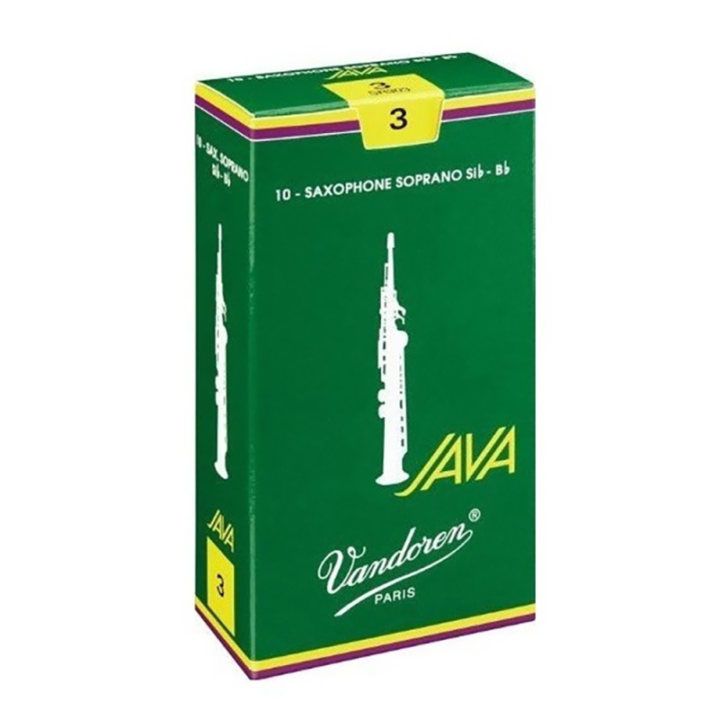 Трости для сопрано саксофона Vandoren Java №3 (10 шт)