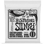 Струны для электрогитары Ernie Ball 8-Strings Slinky Nickel Wound 2625 (8 шт)