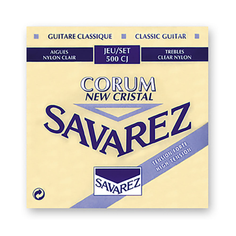 Струны для классической гитары Savarez Corum New Cristal 500 CJ High (6 шт)