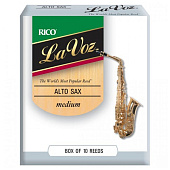 Трости для альт саксофона Rico La Voz Medium (10 шт)