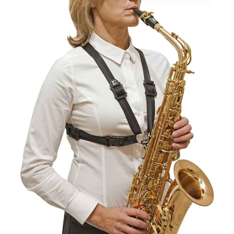 Ремень для альт, тенор и баритон саксофона BG Lady Regular S41M с металлическим крючком