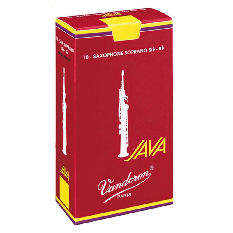 Трости для сопрано саксофона Vandoren Java Red Cut filed №3,5 (10 шт)