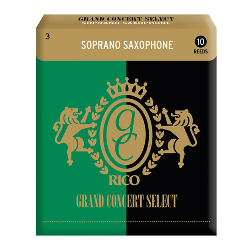 Трости для сопрано саксофона Rico Grand Concert Select №3 (10 шт)