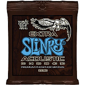 Струны для акустической гитары Ernie Ball Slinky Extra 2150 Extra Light (6 шт)