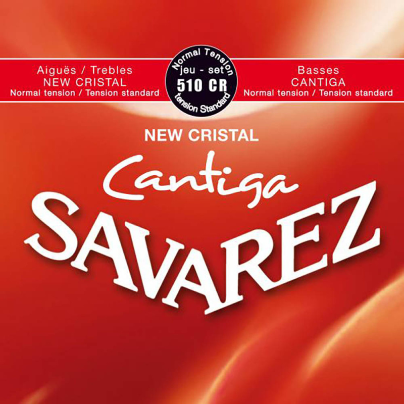 Струны для классической гитары Savarez New Cristal Cantiga 510 CR Normal (6 шт)