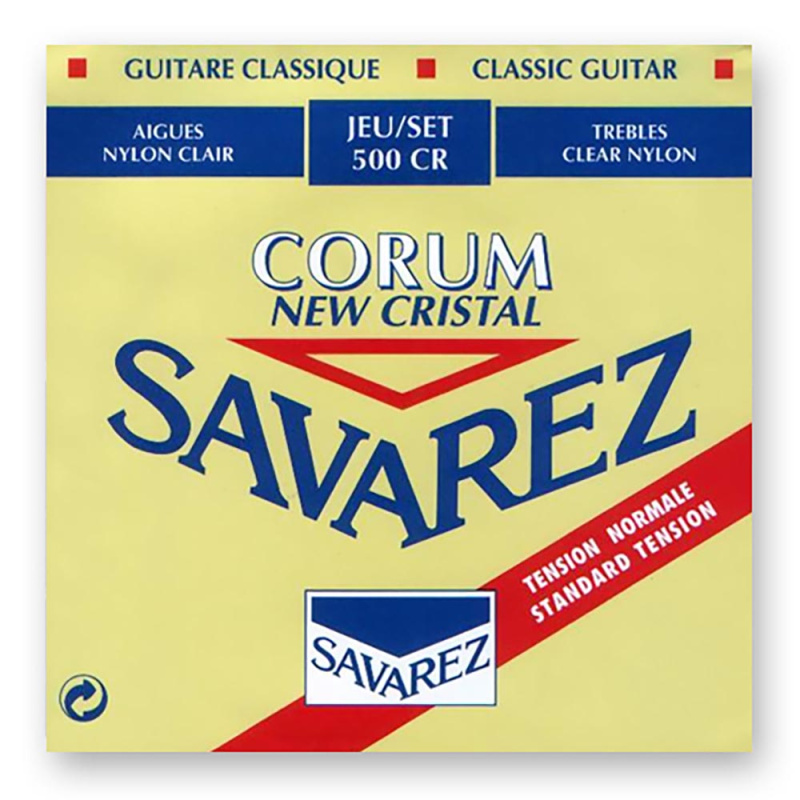 Струны для классической гитары Savarez New Cristal Corum 500 CR Normal (6 шт)