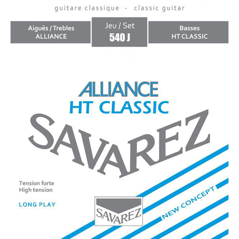 Струны для классической гитары Savarez HT Classic 540 J High (6 шт)