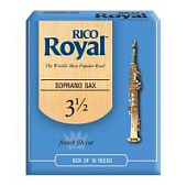Трости для сопрано саксофона Rico Royal №3,5 (10 шт)