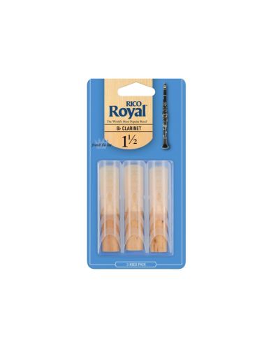 Трости для кларнета Rico Royal №1,5 Bb (3 шт)