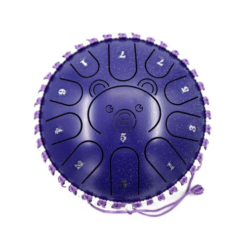 Глюкофон Fjord Baby Polar Bear 18 см, сумеречно-синий, 11 нот