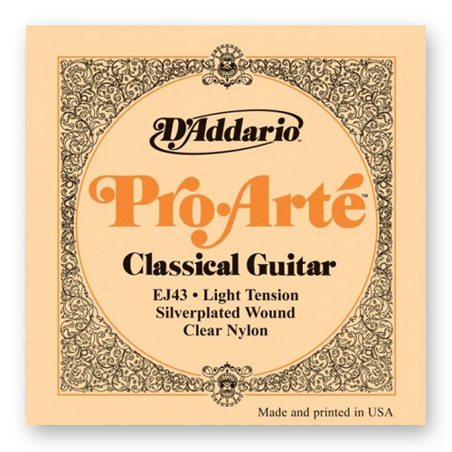 Струны для классической гитары D'Addario Pro-Arte EJ43 Light (6 шт)
