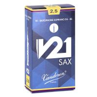 Трости для сопрано саксофона Vandoren V21 №2,5 (10 шт)