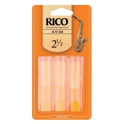 Трости для альт саксофона Rico №2,5 (3 шт)