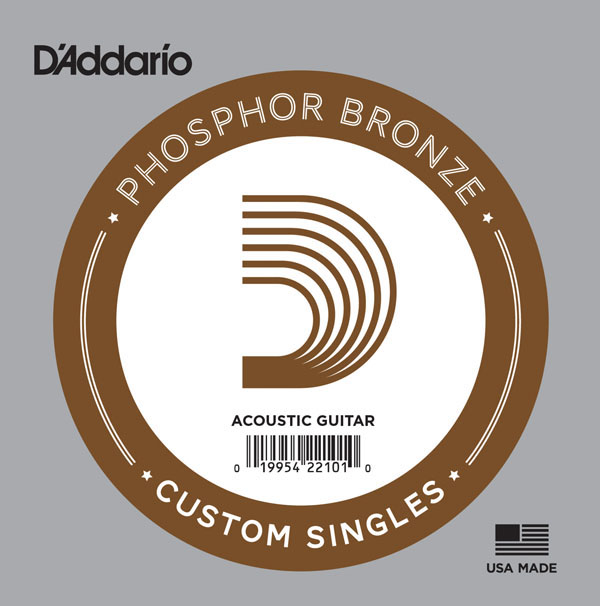 Струна для акустической гитары D'Addario Phosphor Bronze PB035