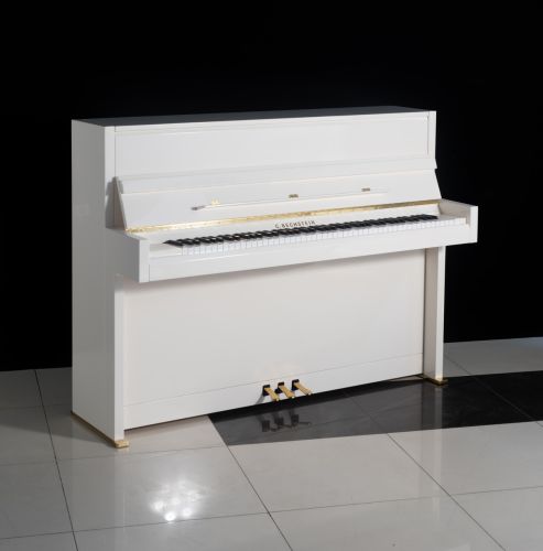 Пианино C. Bechstein Millenium 116K (BU) белое, полированное (209580, 2016 г.в.)
