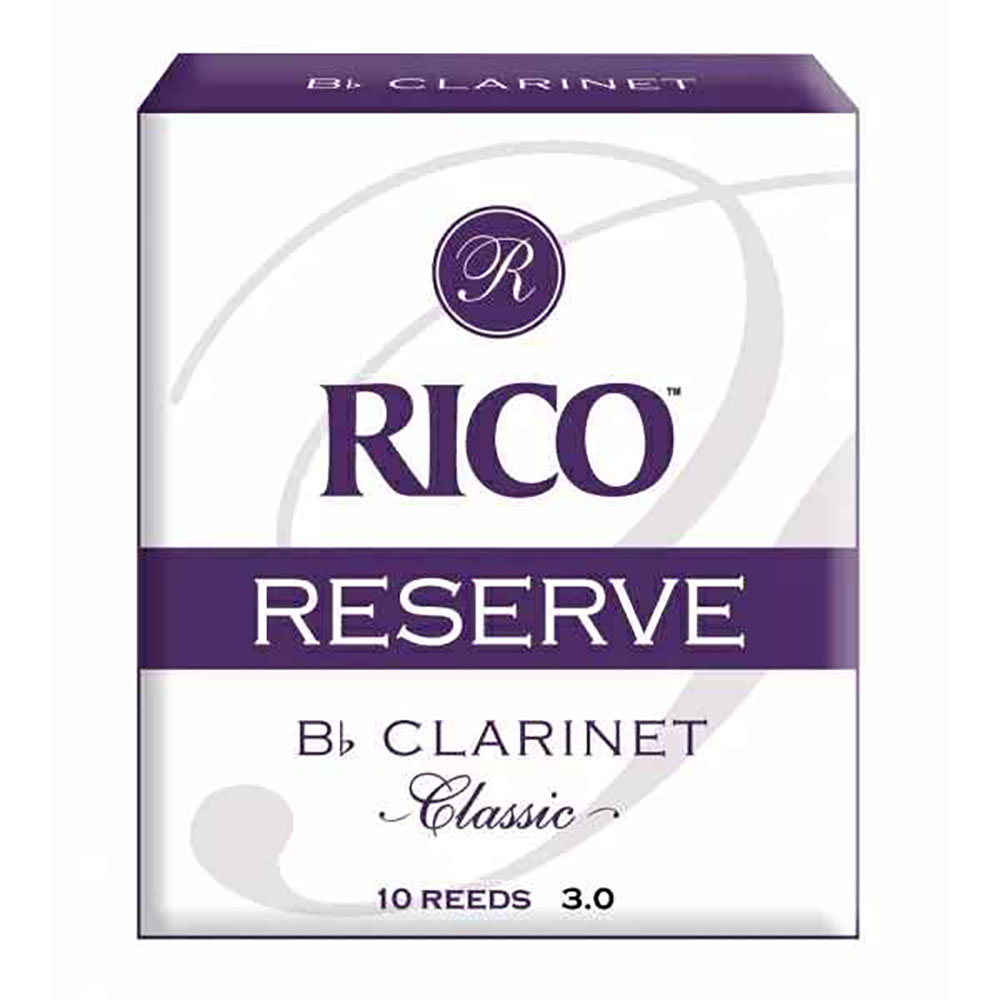 Трости для кларнета Rico Reserve Classic №3 Bb (10 шт)