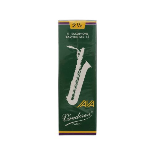 Трости для баритон саксофона Vandoren Java №2,5 (5 шт)