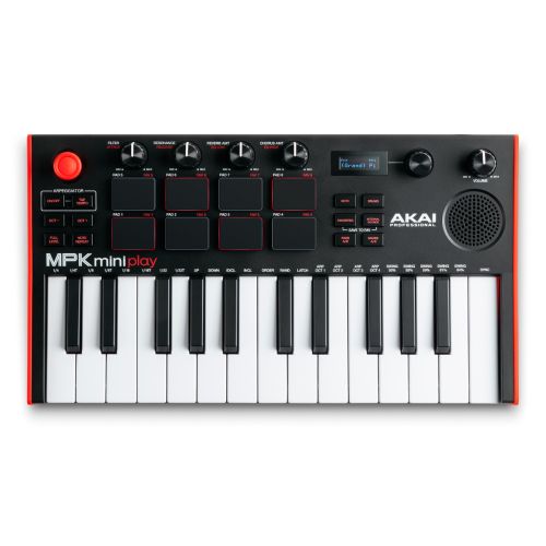 MIDI-клавиатура/синтезатор Akai Pro MPK mini Play MK3, 25 клавиш