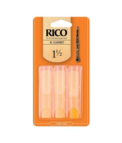 Трости для кларнета Rico №1,5 Bb (3 шт)