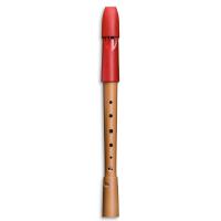 Блок-флейта Mollenhauer 1072 Prima красный пластик/дерево, До-сопрано, немецкая система