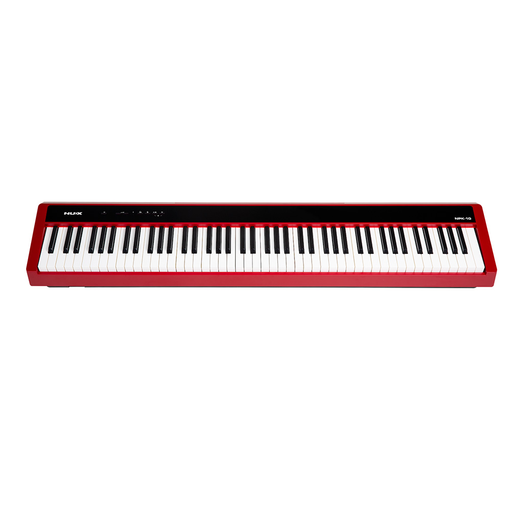 NPK-10-RD Цифровое пианино, красное, без стойки, Nux (10702070/121122/3393797, КИТАЙ)