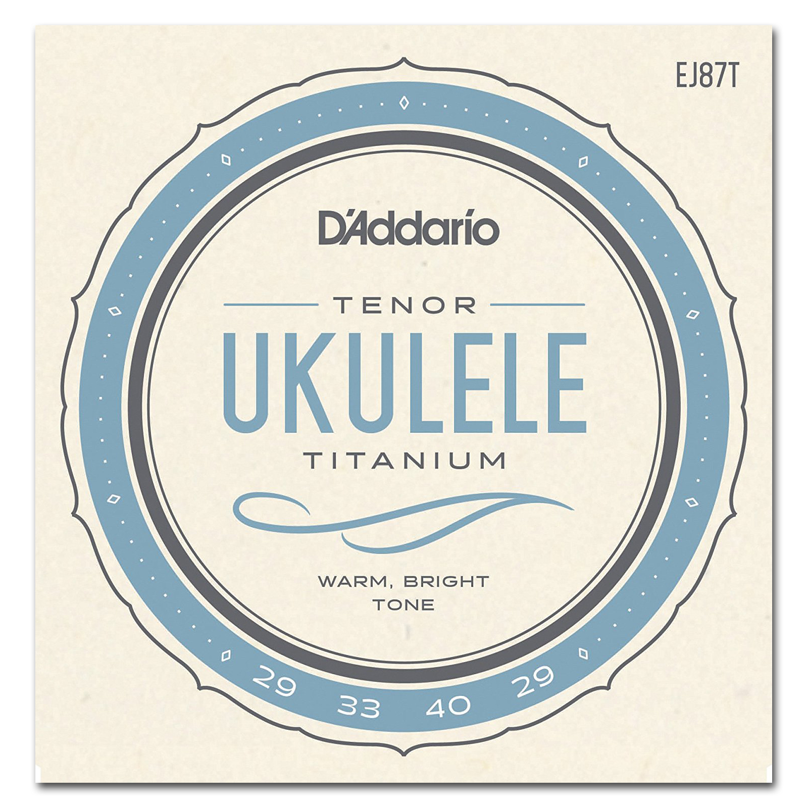 Струны для укулеле тенор D'Addario Titanium EJ87T (4 шт)