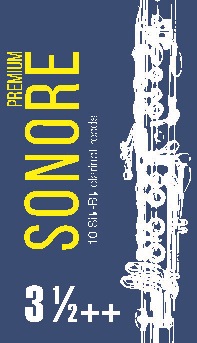 Трости для кларнета Fedotov Reeds Sonore №3,5++ Bb (10 шт)