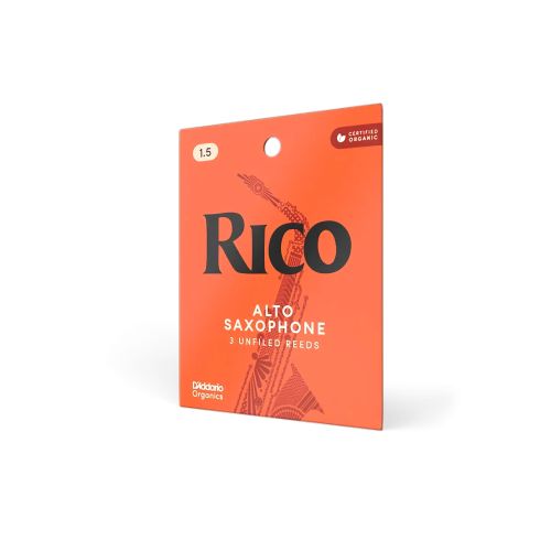 Трости для альт саксофона Rico №1,5 (3 шт)