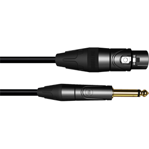 Микрофонный кабель Leem MHI-5, джек (моно) 6.3 мм - XLR (гнездо), 5 м