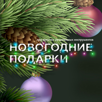 Новогодние подарки при покупке музыкальных инструментов Новогодние подарки при покупке музыкальных инструментов