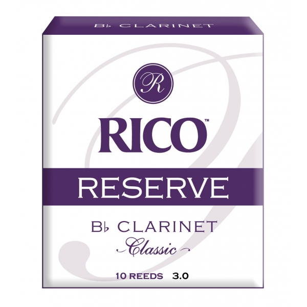 Трости для кларнета Rico Reserve Classic (Old Style) №3 Bb (10 шт)