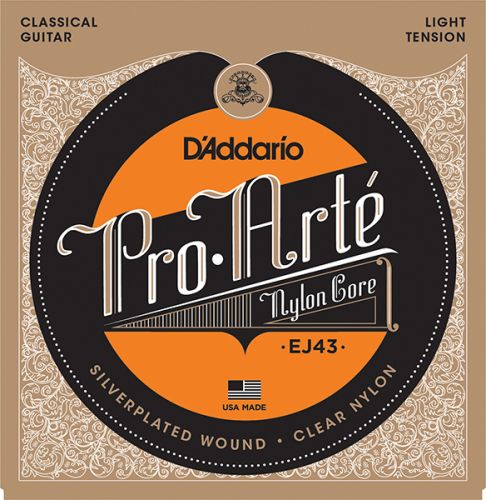 Струны для классической гитары D'Addario Pro-Arte EJ43 Light (6 шт)