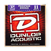Струны для акустической гитары Dunlop Phosphor Bronze DAP1152 Medium Light (6 шт)