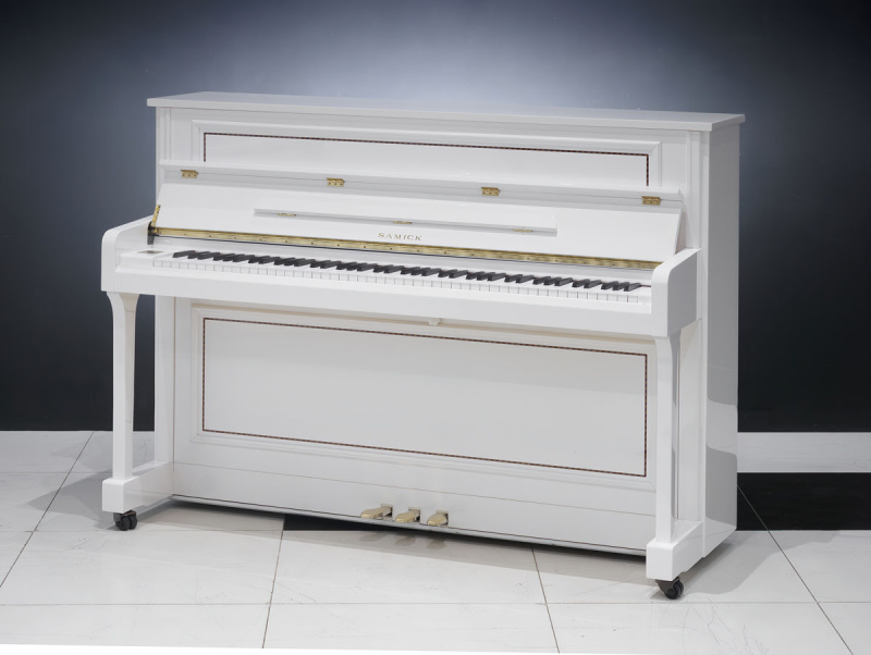 Пианино Samick JS112RID/WHHP белое, полированное