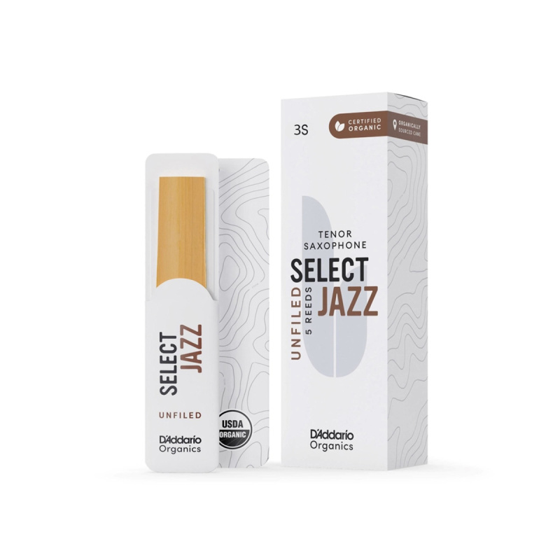 Трость для альт саксофона D'Addario Select Jazz unfiled №3S
