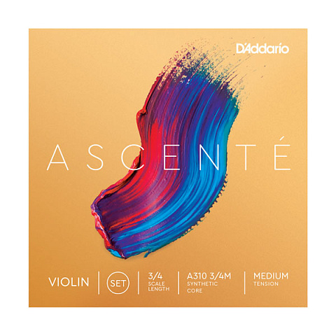 Струны для скрипки D'Addario Ascente A310 3/4M (4 шт)