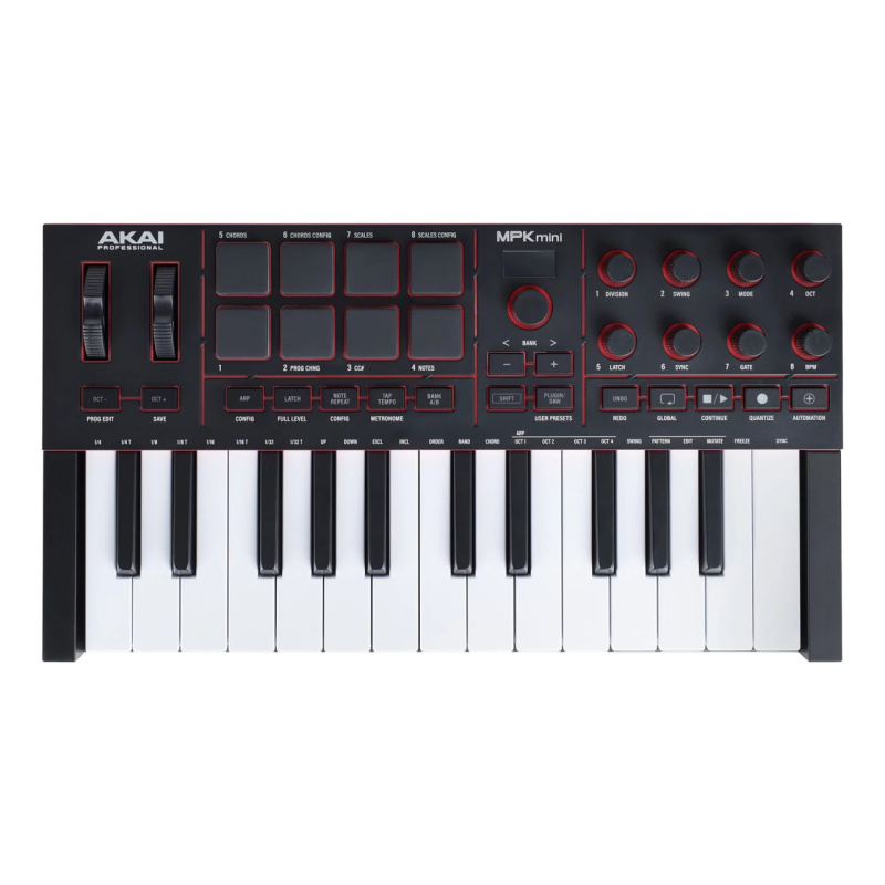 MIDI-клавиатура Akai Pro MPK mini 4 Black, 25 клавиш