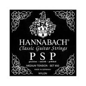 Струны для классической гитары Hannabach PSP Black 850MT Medium (6 шт)