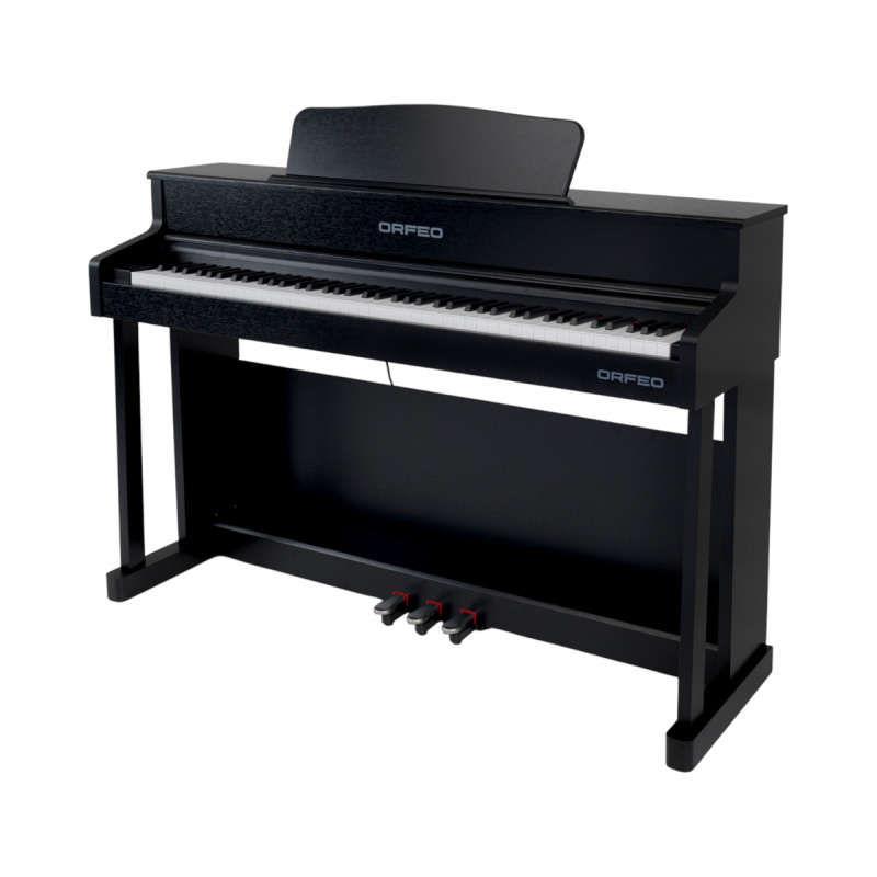 Цифровое пианино Orfeo E-12 черное, с наушниками