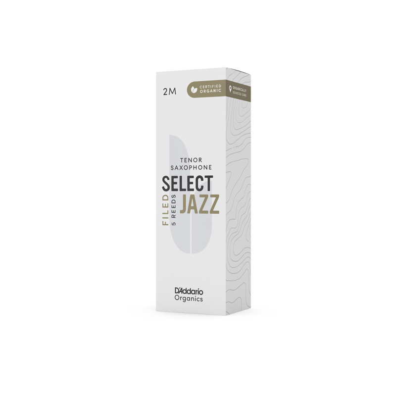 Трости для тенор саксофона D'Addario Organic Select Jazz filed №2M (5 шт)