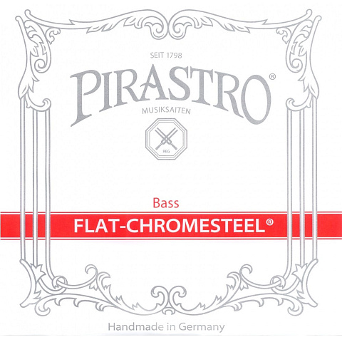Струны для контрабаса Pirastro Flat-Chromesteel Orchestra 342020 3/4 (4 шт)