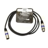 Микрофонный кабель Invotone ACM1102 BK, XLR (штекер) - XLR (гнездо), 2 м