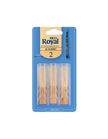 Трости для кларнета Rico Royal №2 Bb (3 шт)