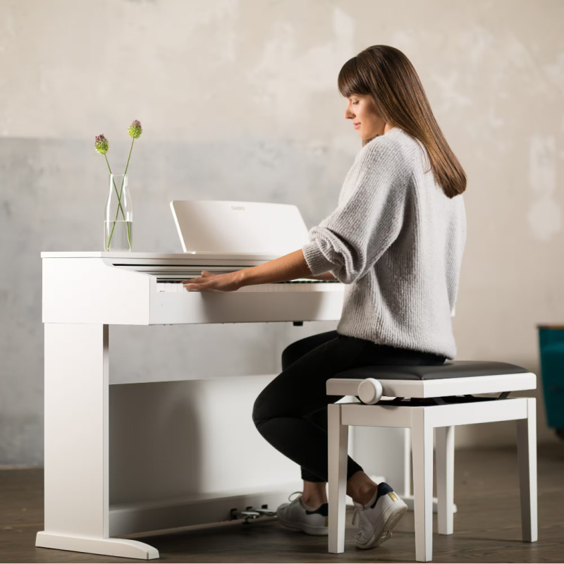 Цифровое пианино Casio Celviano AP-270WE белое, с банкеткой