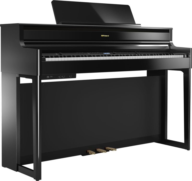 Цифровое пианино Roland HP704-PE черное, полированное